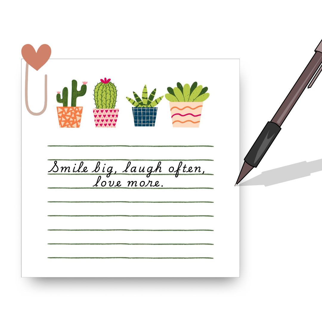 Cute Notes Pad 3x3
