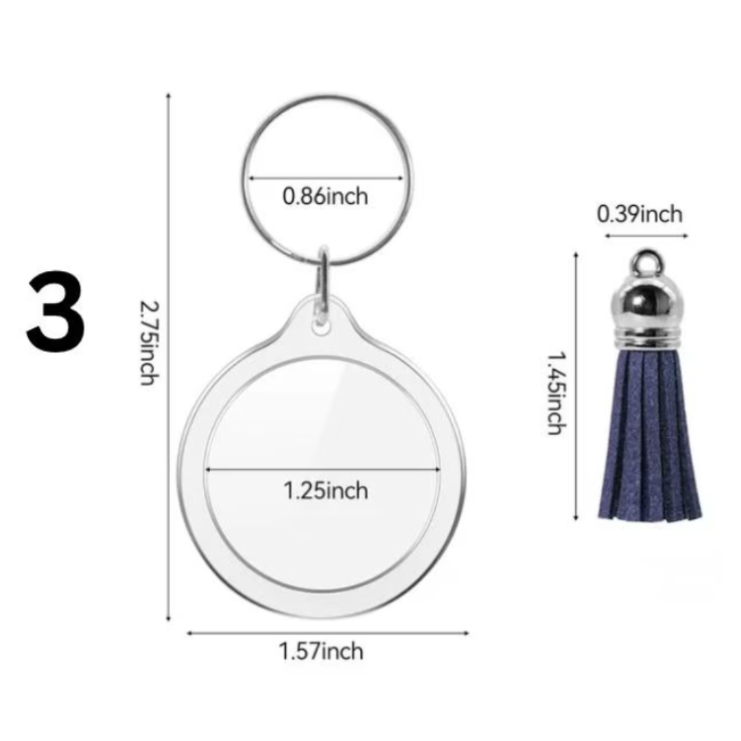 NFC Keychain for social media Website tap and follow