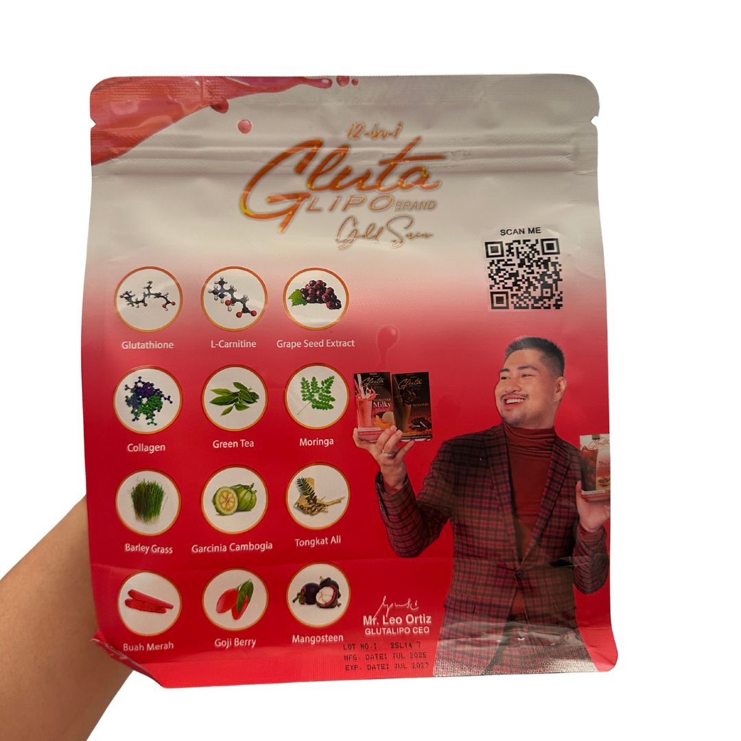 12-in-1 Glutalipo Gold Series Red Iced Tea