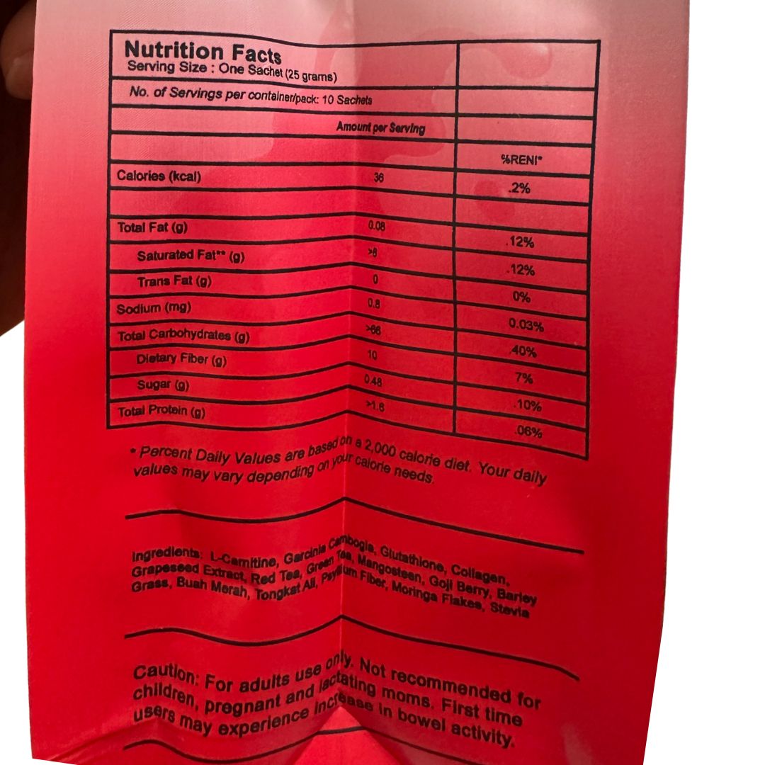 12-in-1 Glutalipo Gold Series Red Iced Tea