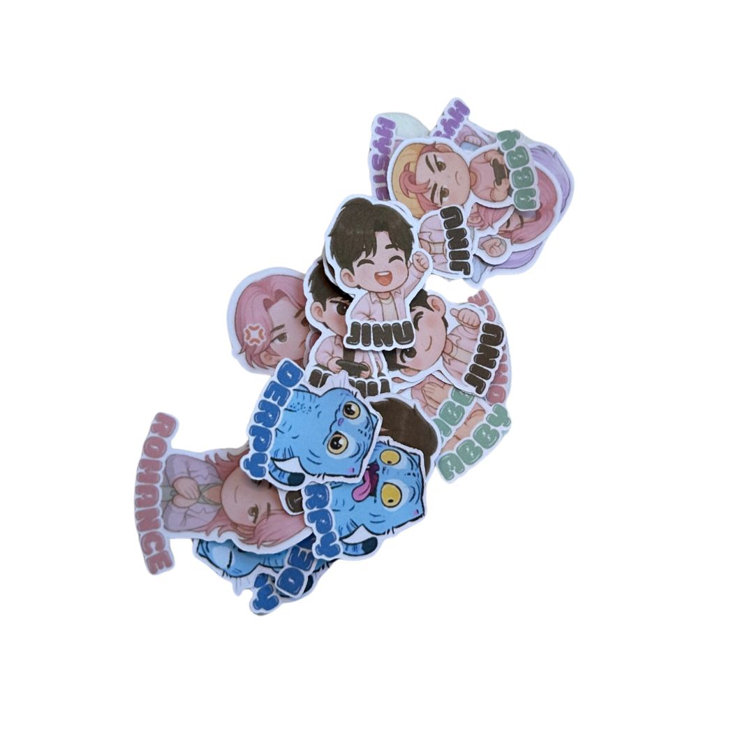 KPop Demon Hunters Sticker Packs- Collection 2