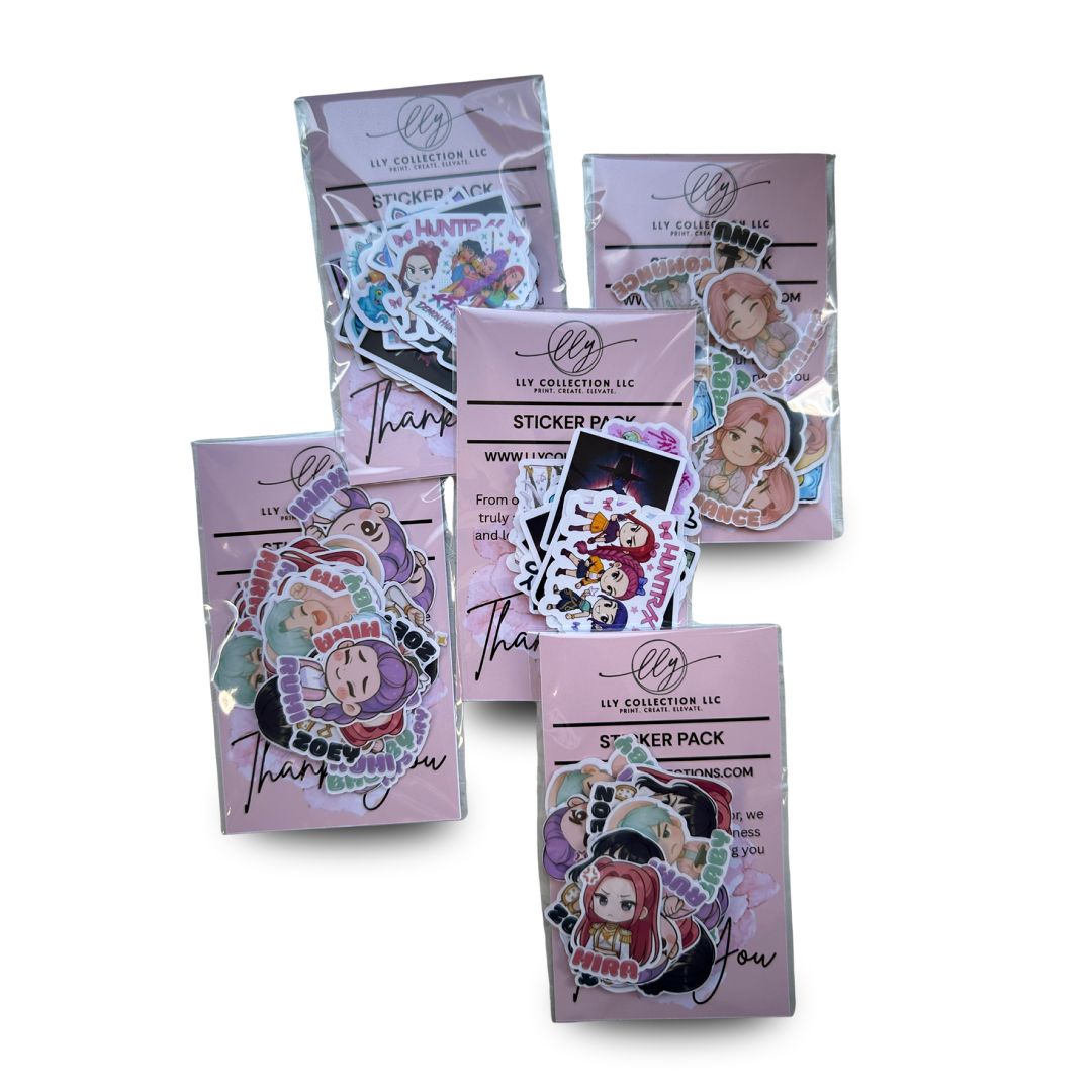 KPop Demon Hunters Sticker Packs- Collection 1