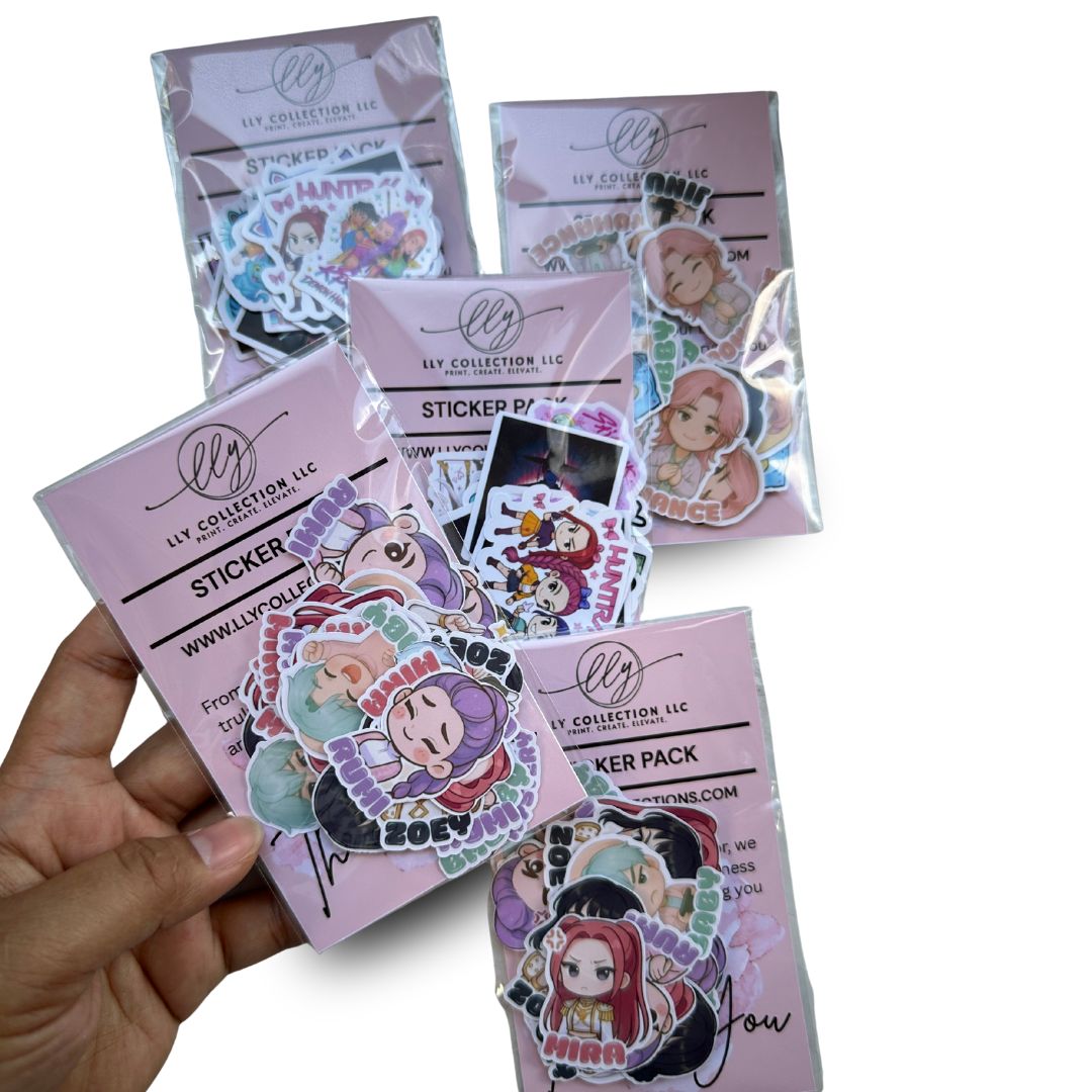 KPop Demon Hunters Sticker Packs- Collection 2