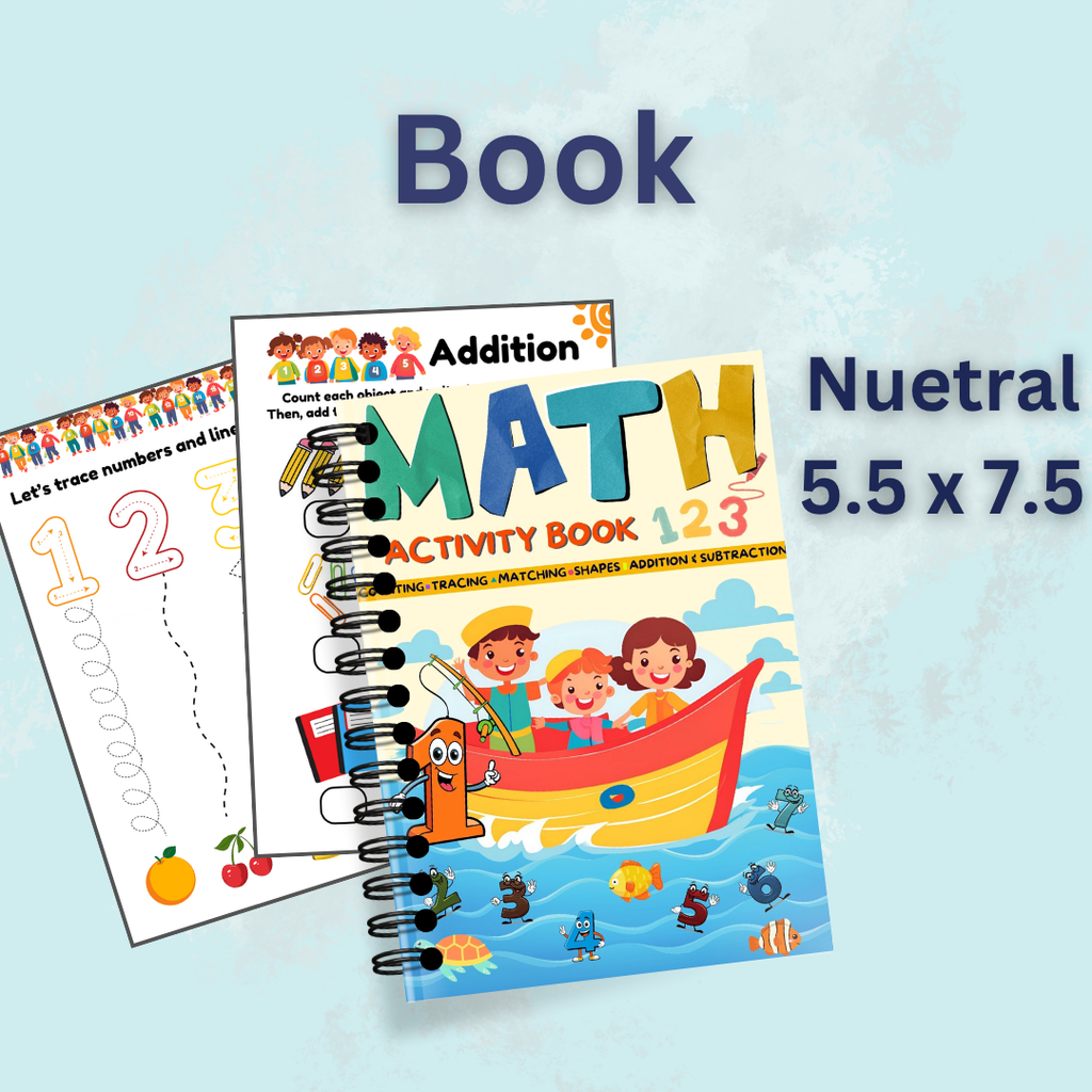 Kids Math Activity Book
