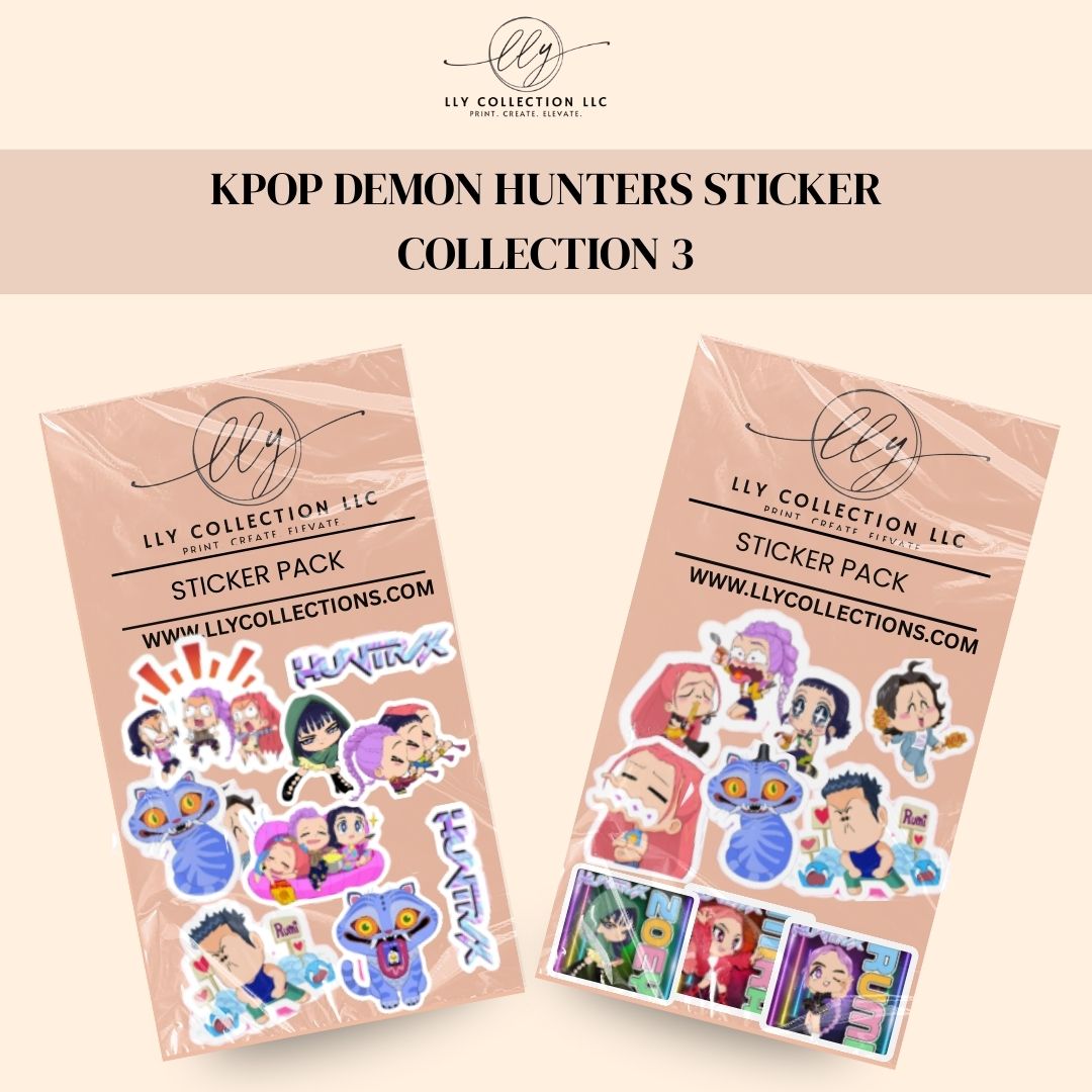 KPop Demon Hunters Sticker Packs- Sticker Collection 3
