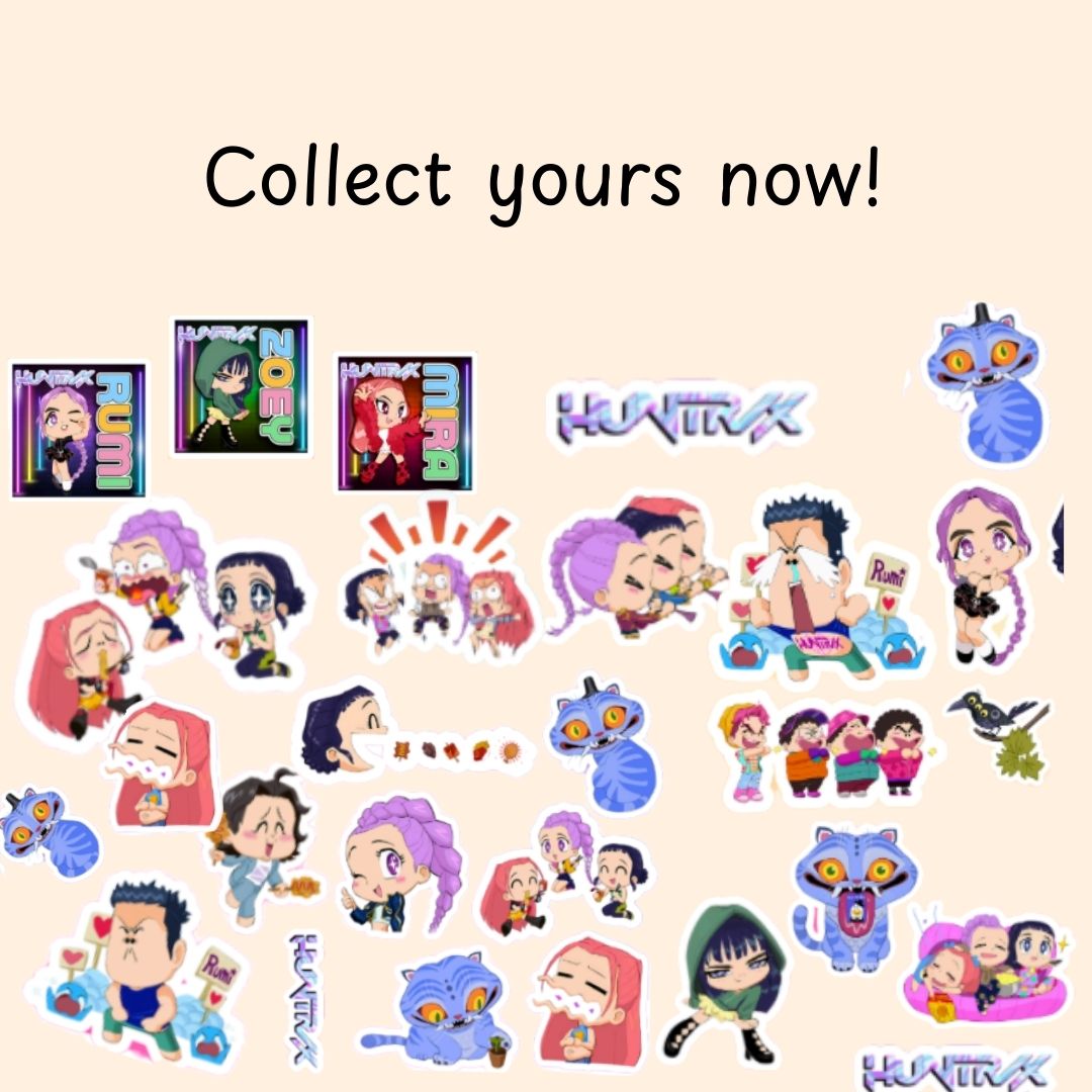 KPop Demon Hunters Sticker Packs- Sticker Collection 3