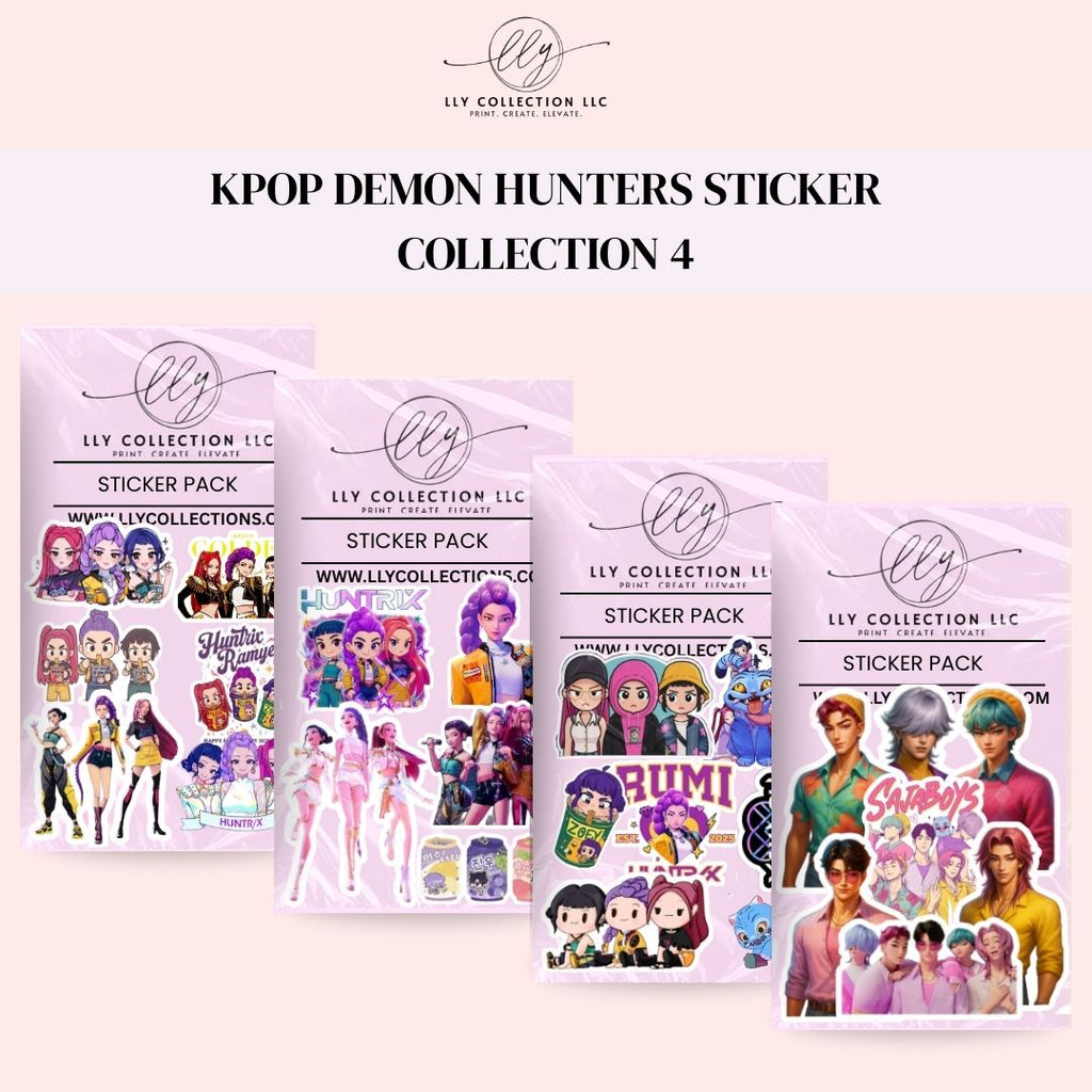KPop Demon Hunters Sticker Packs- Sticker Collection 4