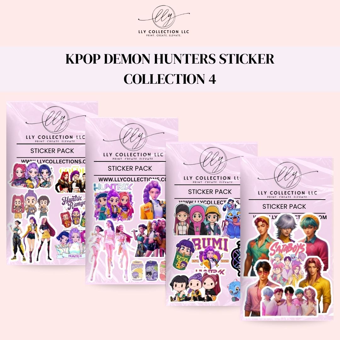 KPop Demon Hunters Sticker Packs- Sticker Collection 4