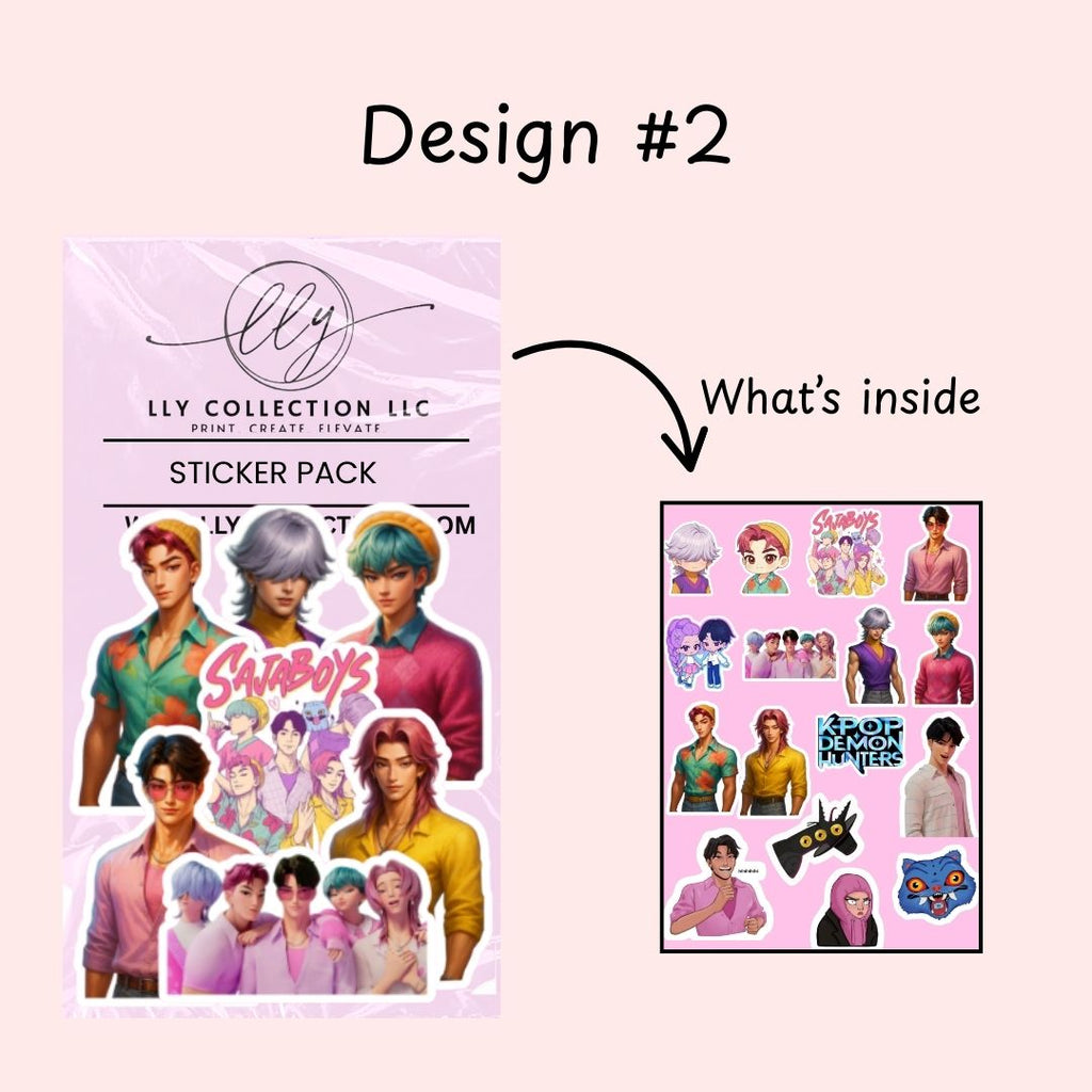KPop Demon Hunters Sticker Packs- Sticker Collection 4