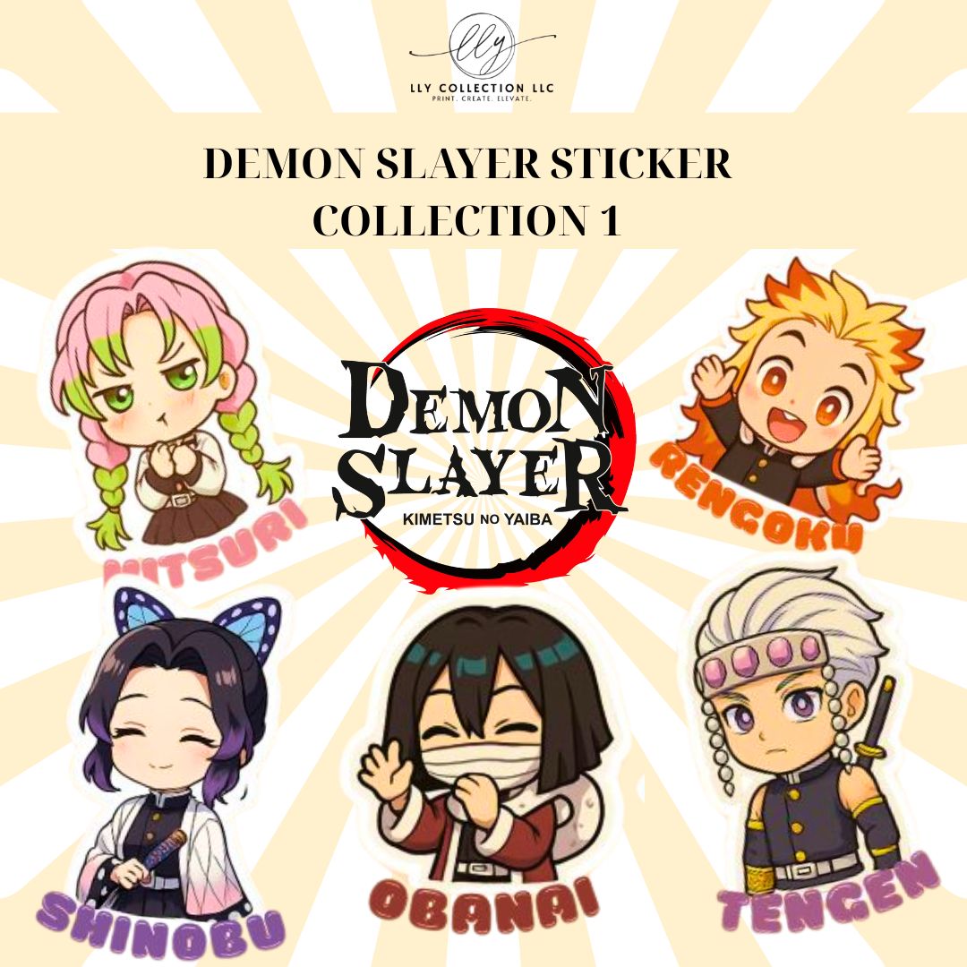 Demon Slayer Sticker Pack- Collection 1