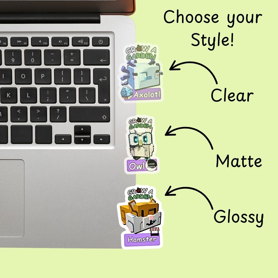 Grow a Garden Sticker Packs- Collection 2