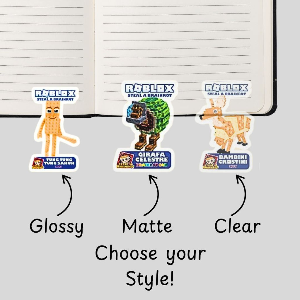 Roblox (Steal a Brainrot) Sticker Packs- Collection 1