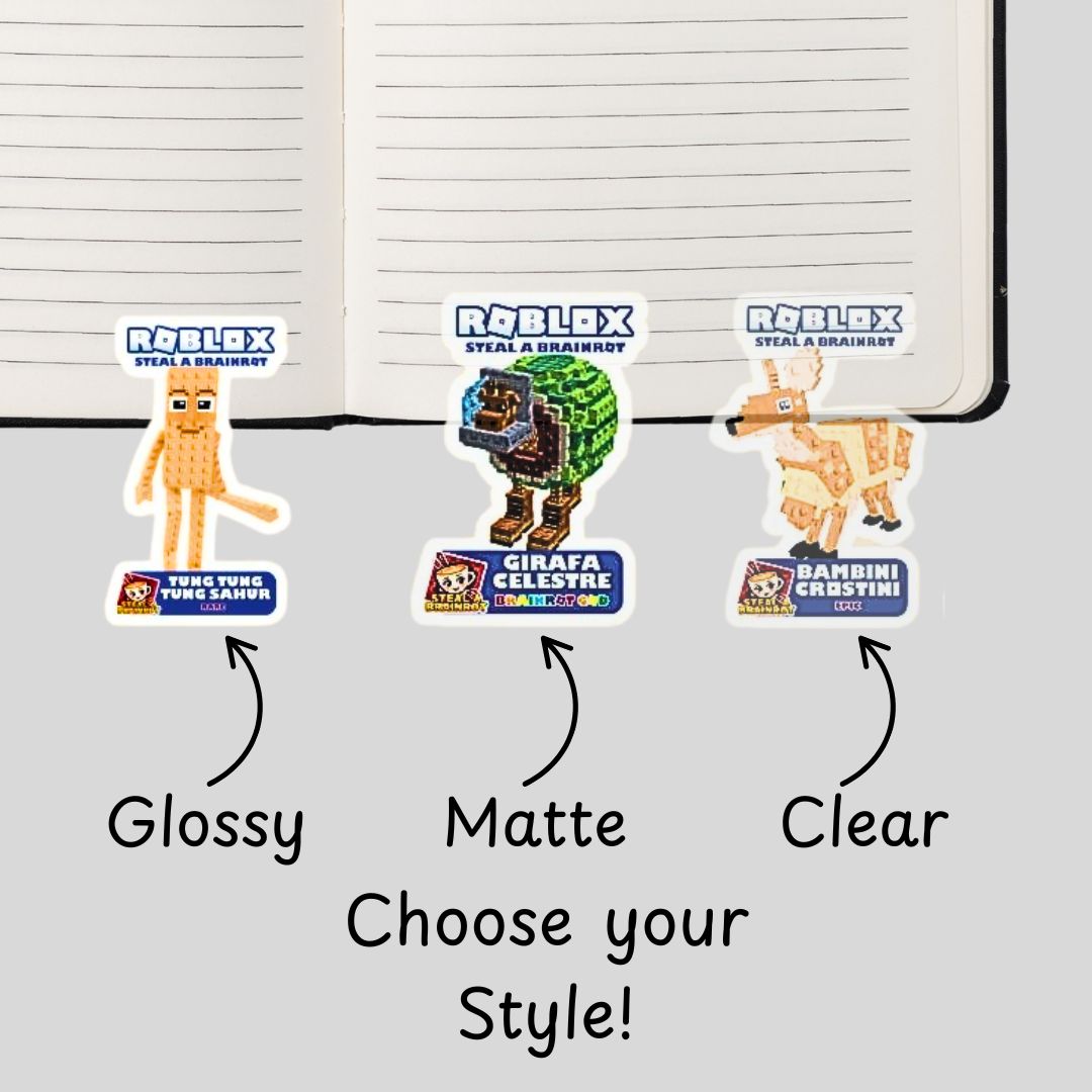 Roblox (Steal a Brainrot) Sticker Packs- Collection 1