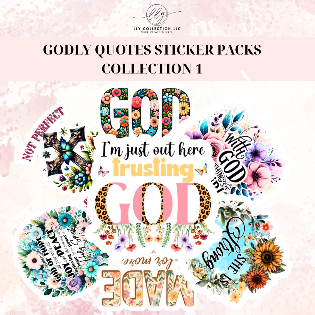 Godly Quotes Sticker Packs- Collection 1