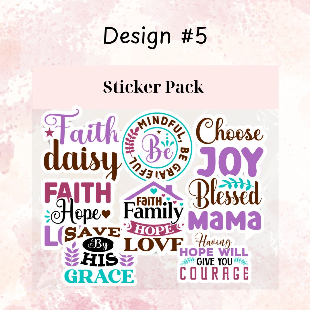Godly Quotes Sticker Packs- Collection 1