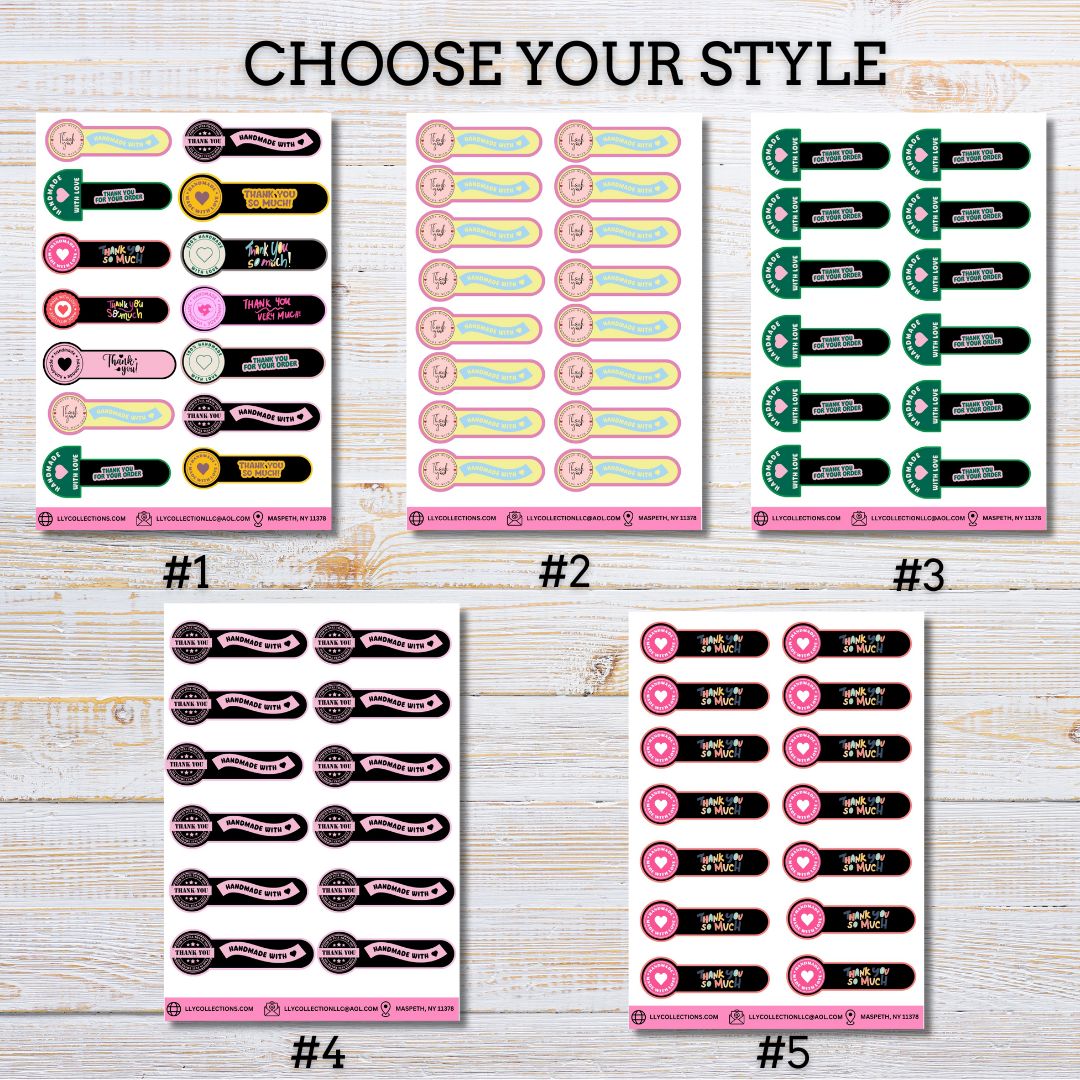 Thank You Package Seal Stickers