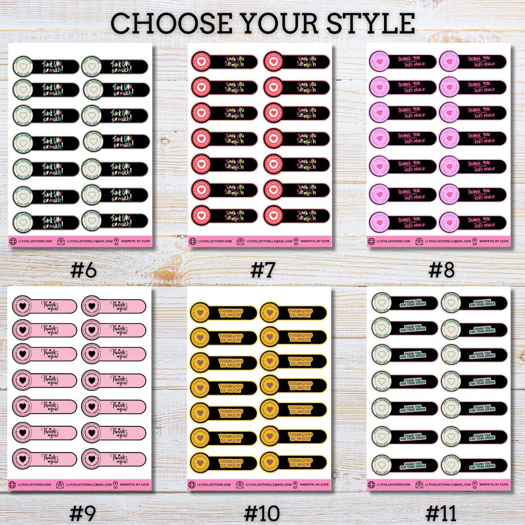 Thank You Package Seal Stickers