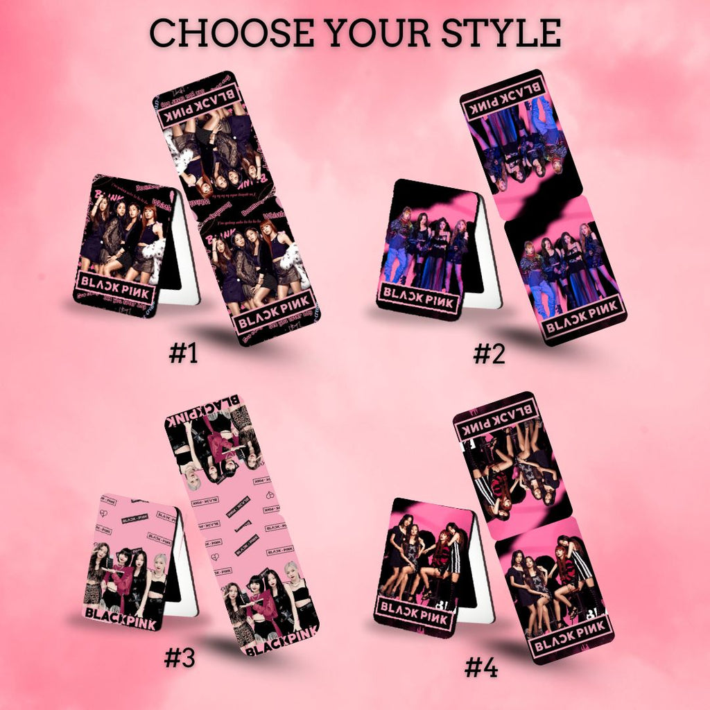 Black Pink- Magnetic Bookmarks