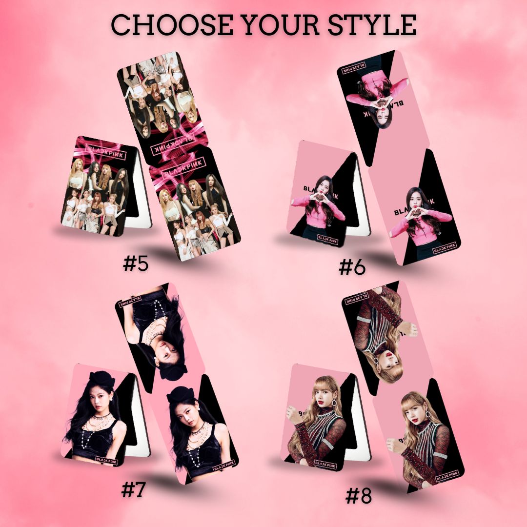 Black Pink- Magnetic Bookmarks