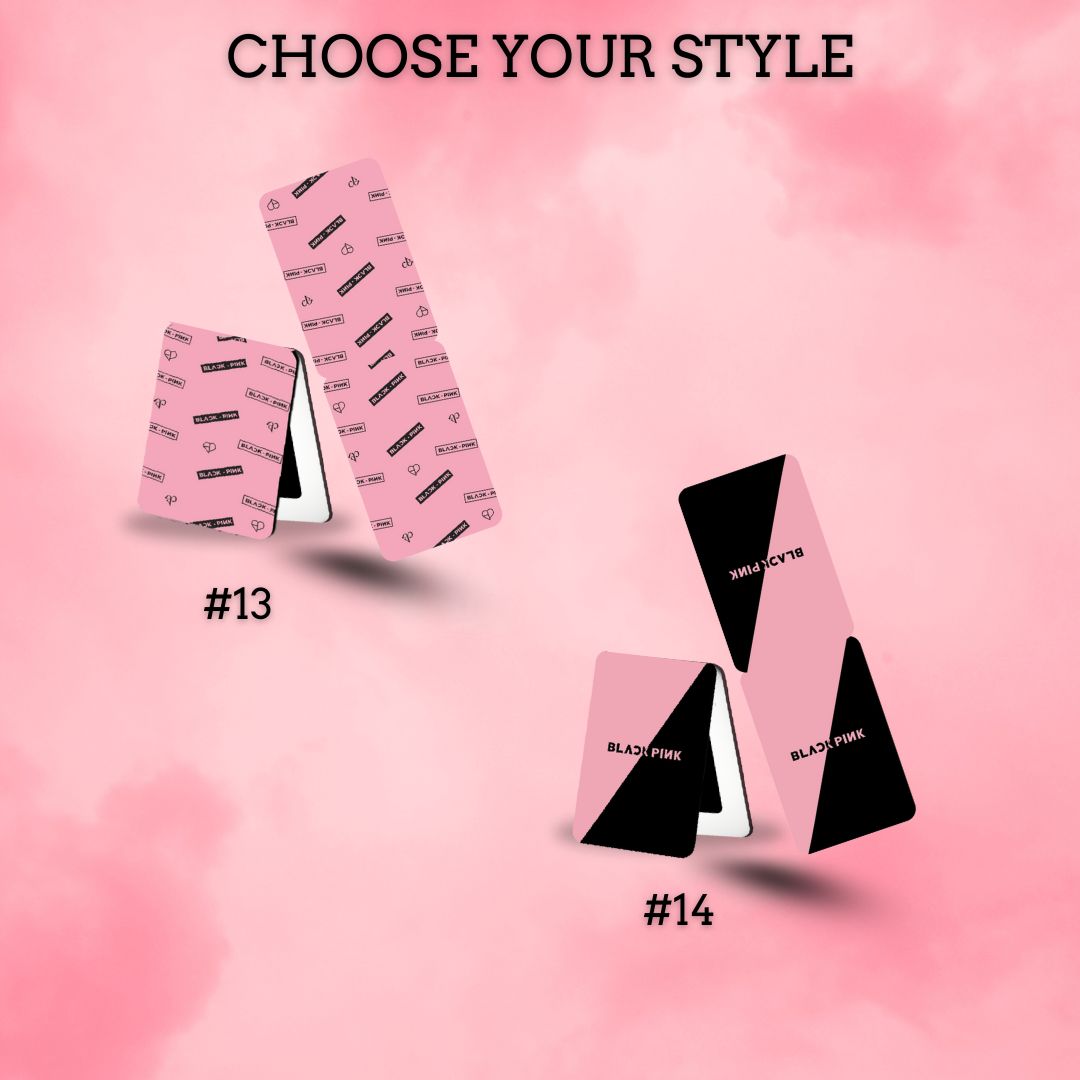 Black Pink- Magnetic Bookmarks