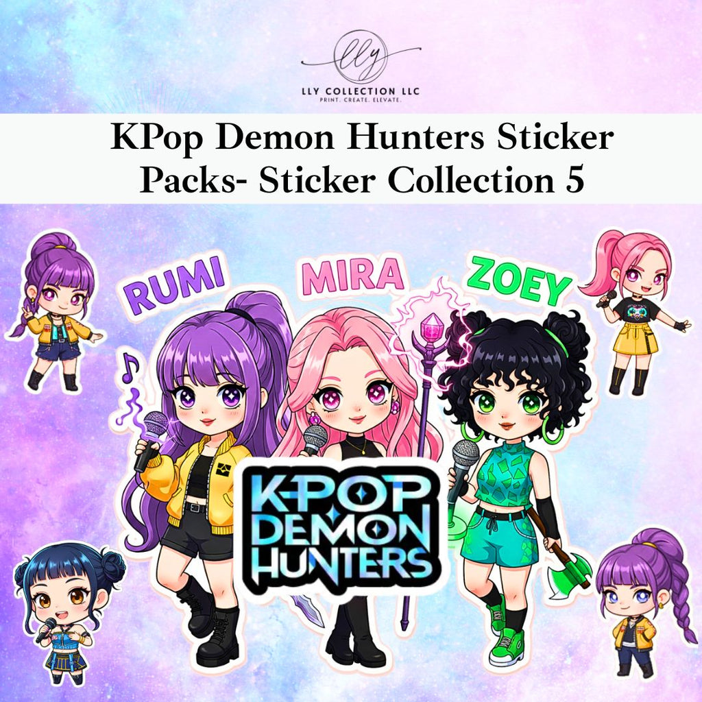 KPop Demon Hunters Sticker Packs- Sticker Collection 5