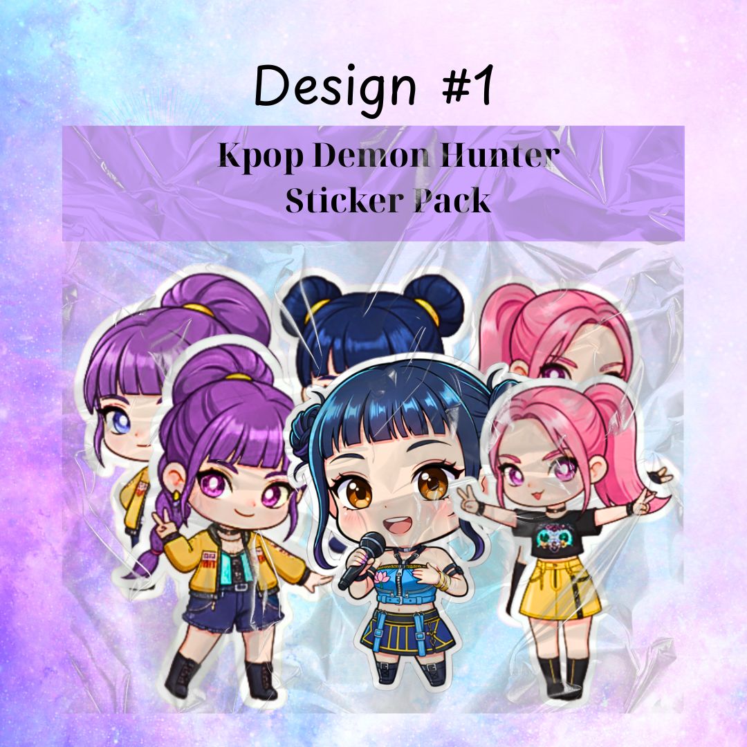 KPop Demon Hunters Sticker Packs- Sticker Collection 5