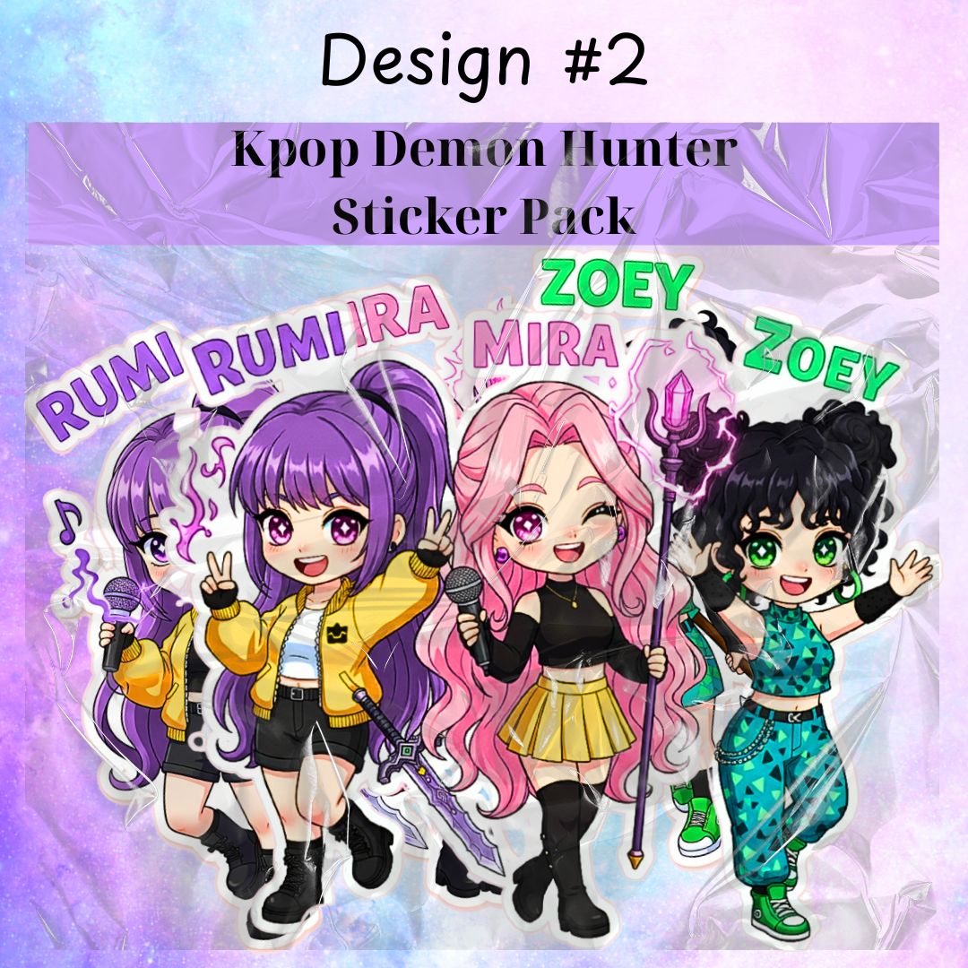 KPop Demon Hunters Sticker Packs- Sticker Collection 5