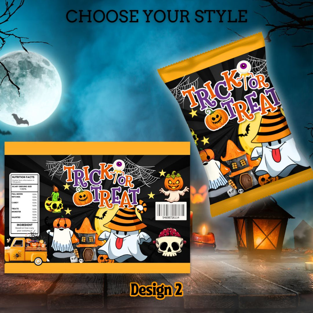 Halloween Empty Chip Bag Party Favor Collection 1