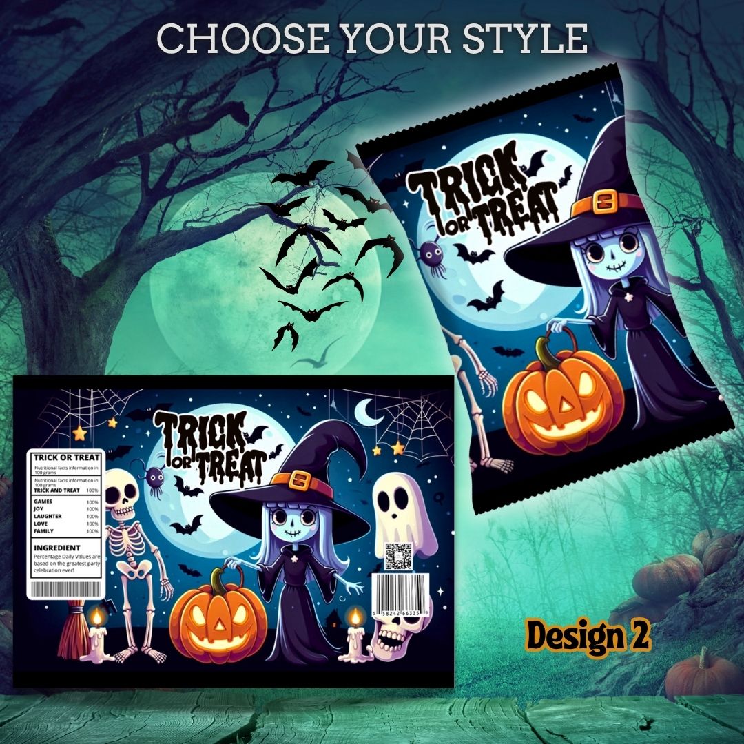 Halloween Empty Chip Bag Party Favor Collection 2