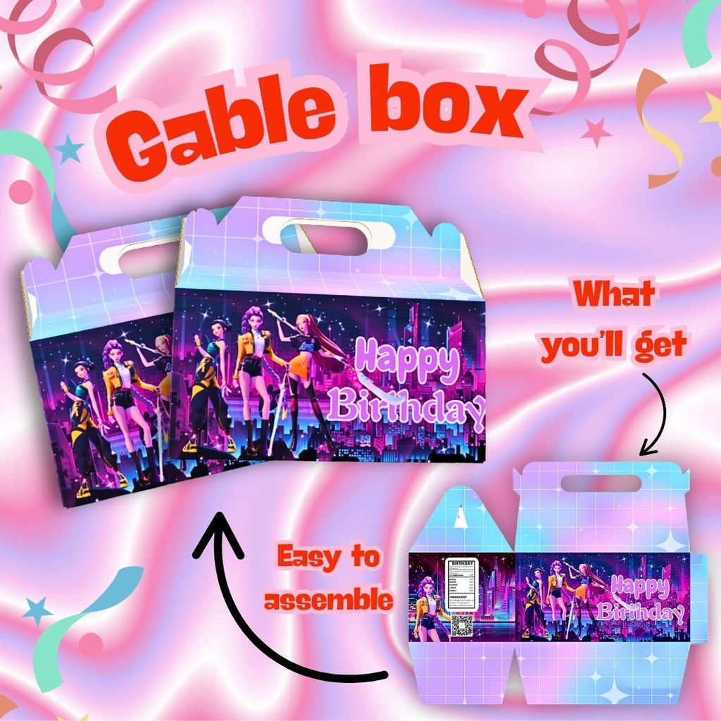 KPOP Demon Hunter Party Favor