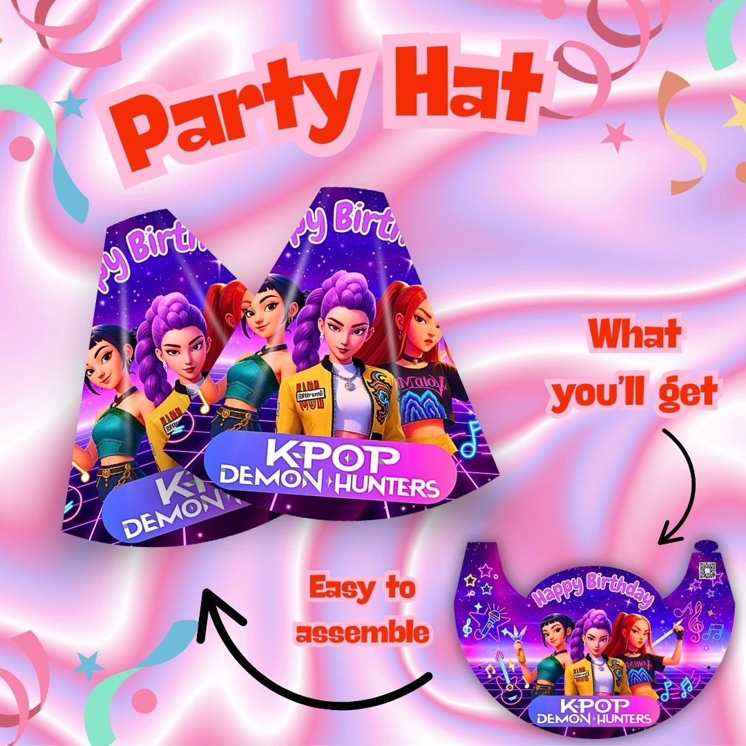 KPOP Demon Hunter Party Favor