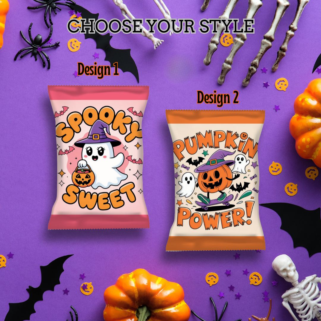 Halloween Empty Chip Bag Party Favor Collection 3