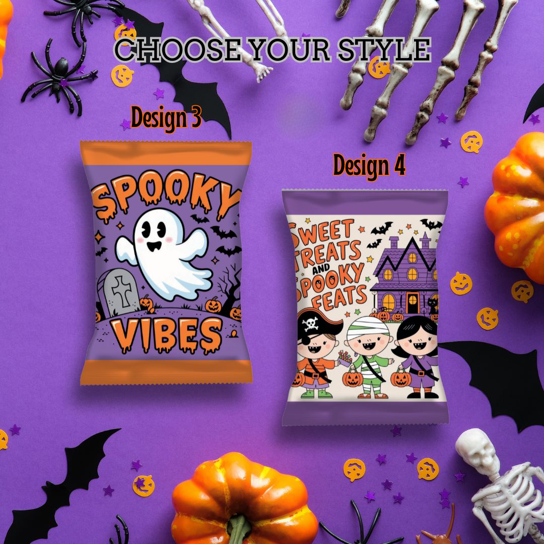 Halloween Empty Chip Bag Party Favor Collection 3