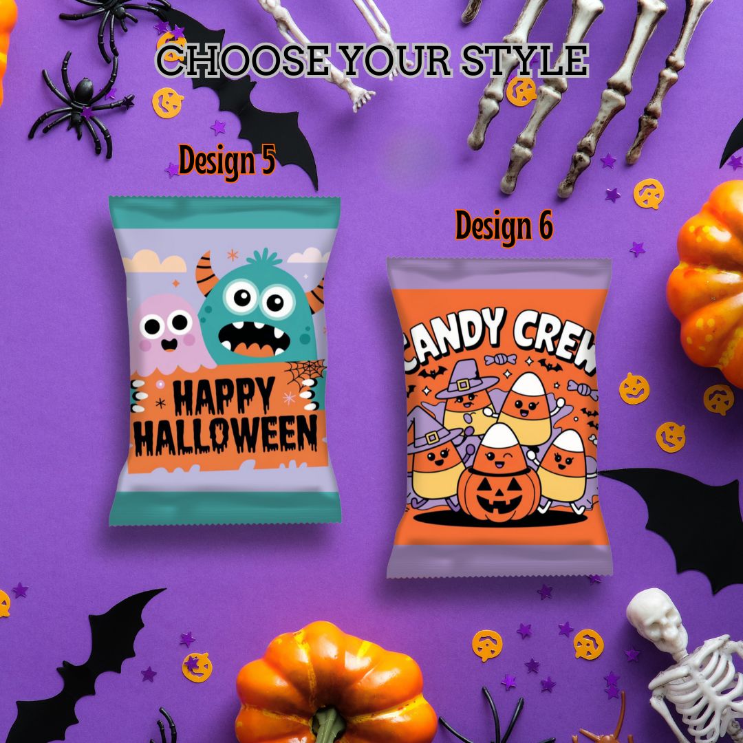Halloween Empty Chip Bag Party Favor Collection 3