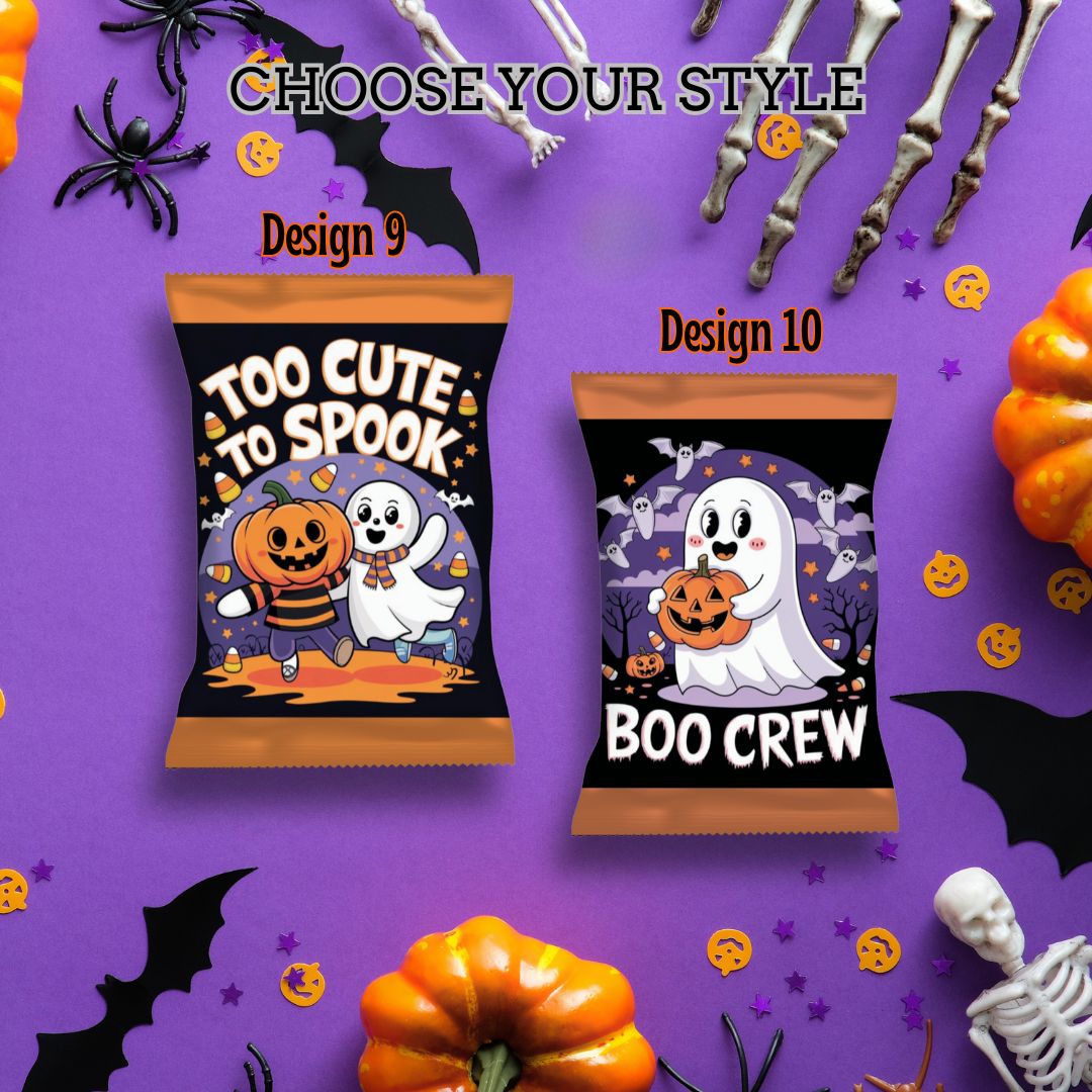 Halloween Empty Chip Bag Party Favor Collection 3