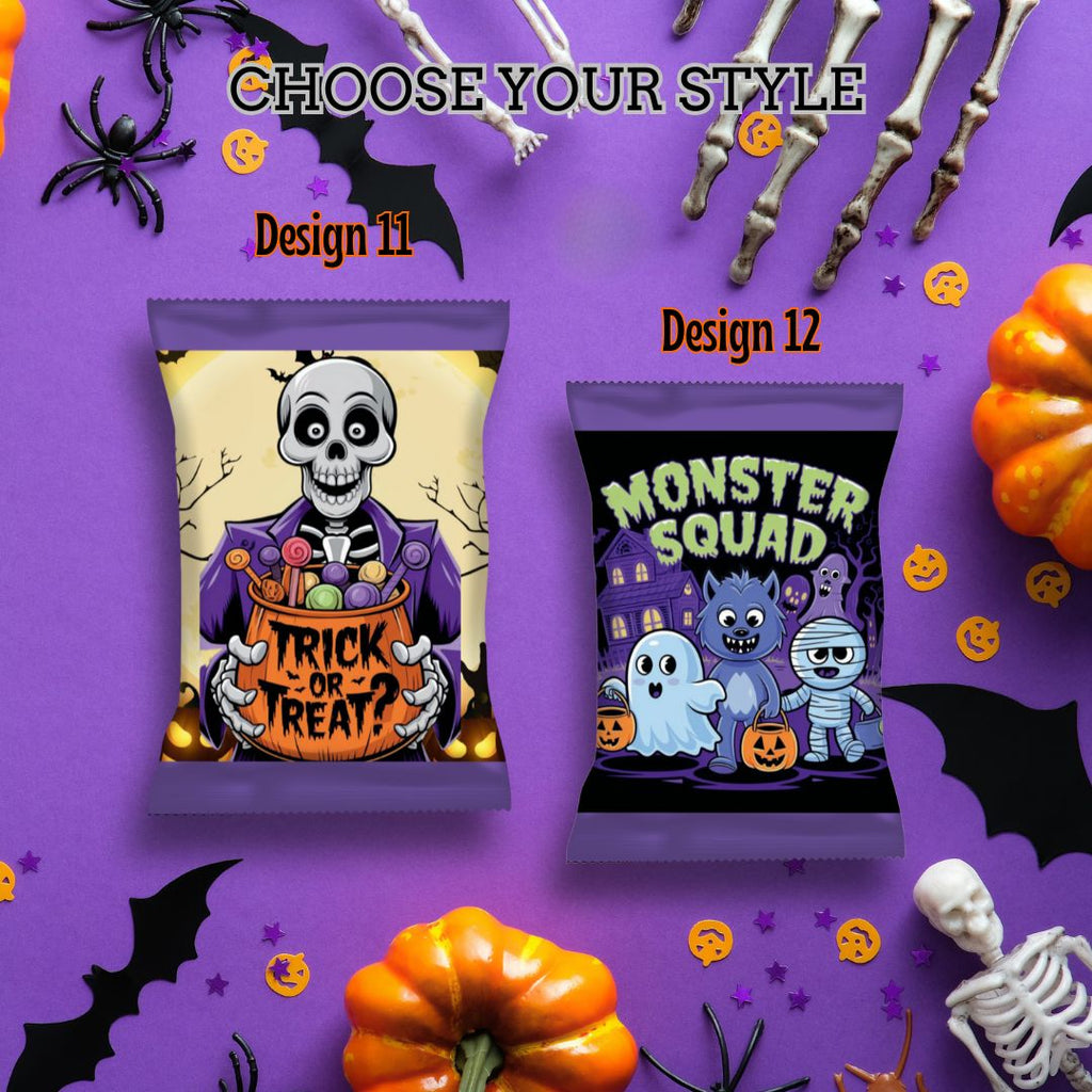Halloween Empty Chip Bag Party Favor Collection 3