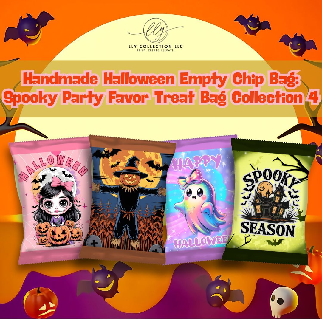 Halloween Empty Chip Bag Party Favor Collection 4