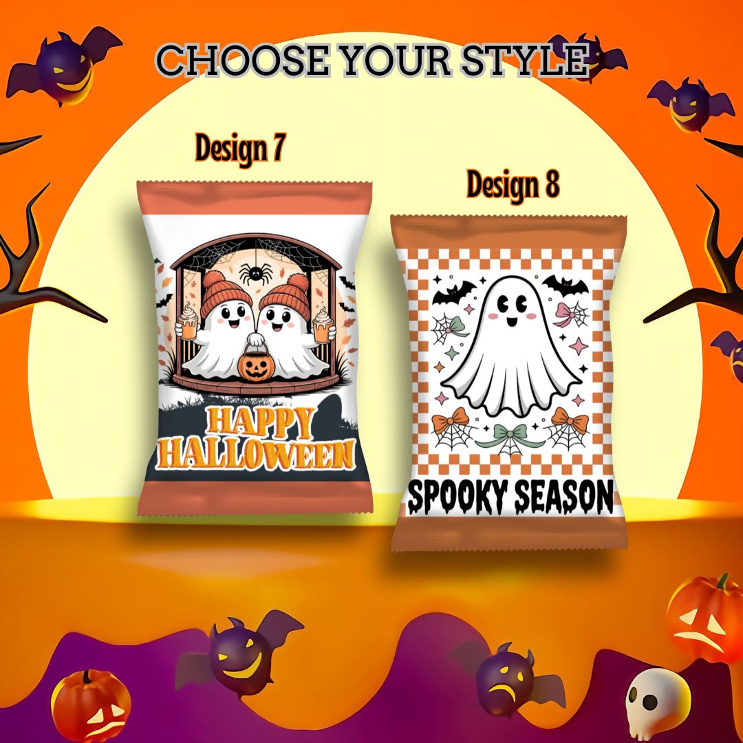 Halloween Empty Chip Bag Party Favor Collection 4