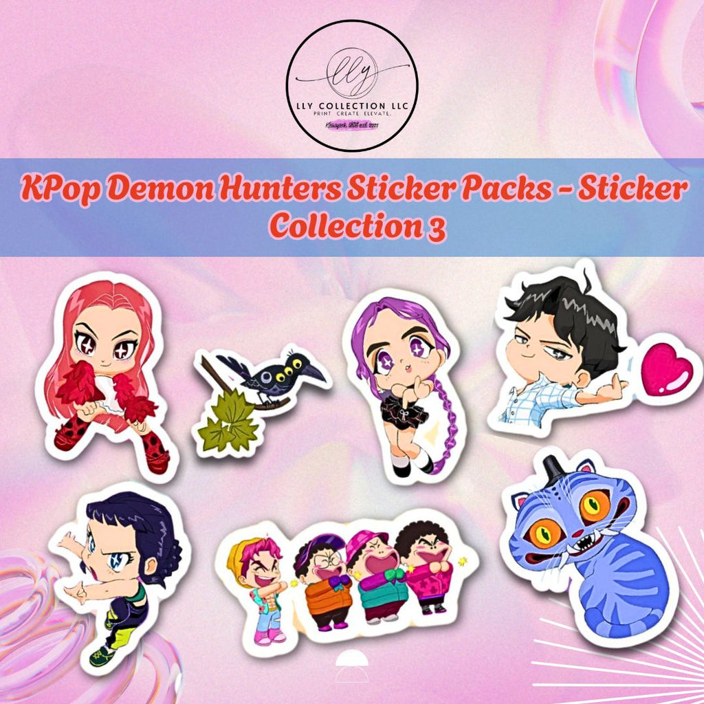 KPop Demon Hunters Sticker Packs- Sticker Collection 3