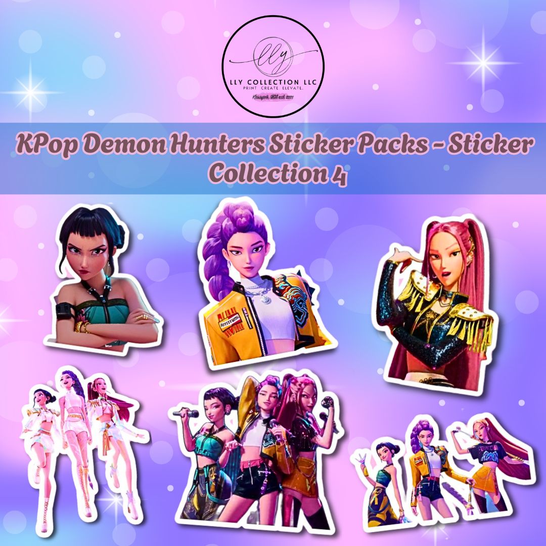 KPop Demon Hunters Sticker Packs- Sticker Collection 4