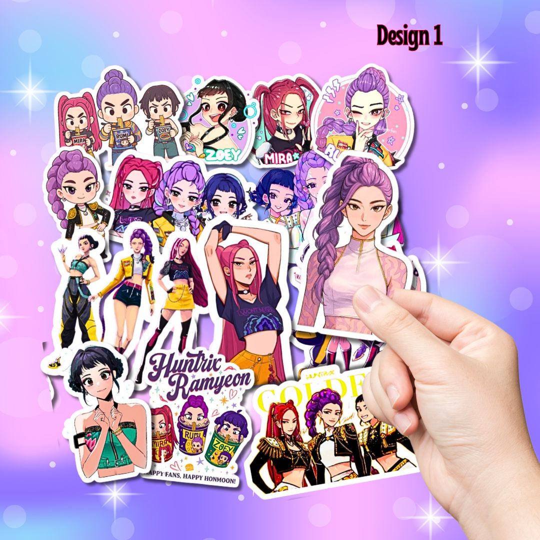 KPop Demon Hunters Sticker Packs- Sticker Collection 4