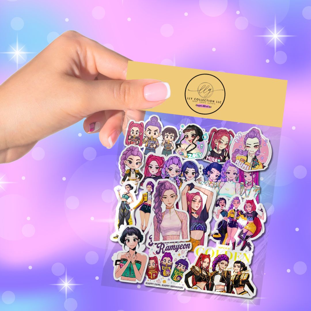 KPop Demon Hunters Sticker Packs- Sticker Collection 4