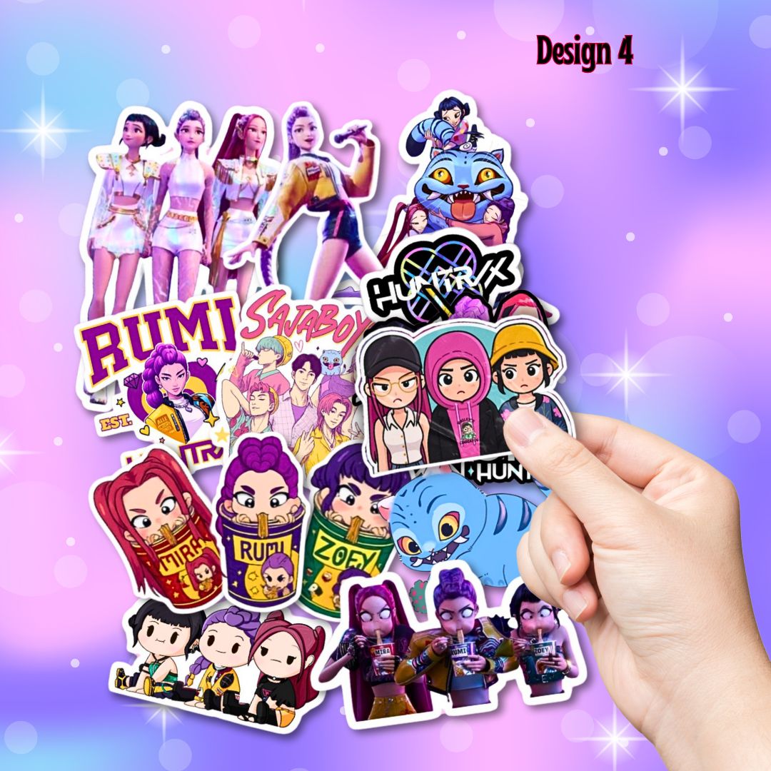 KPop Demon Hunters Sticker Packs- Sticker Collection 4