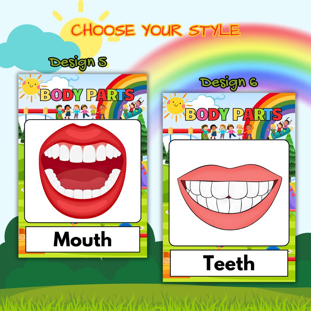 Body Parts Photocard Pack