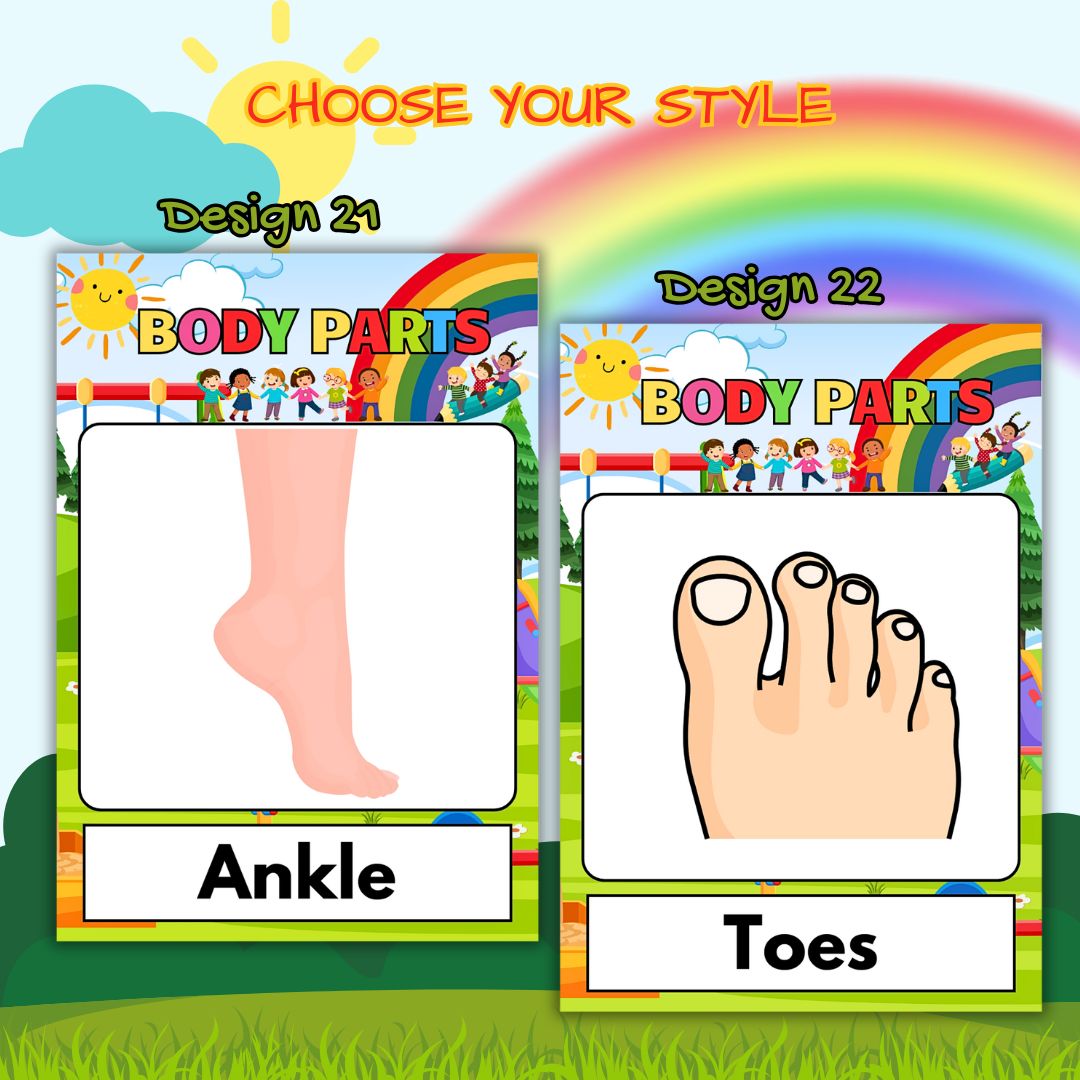 Body Parts Photocard Pack