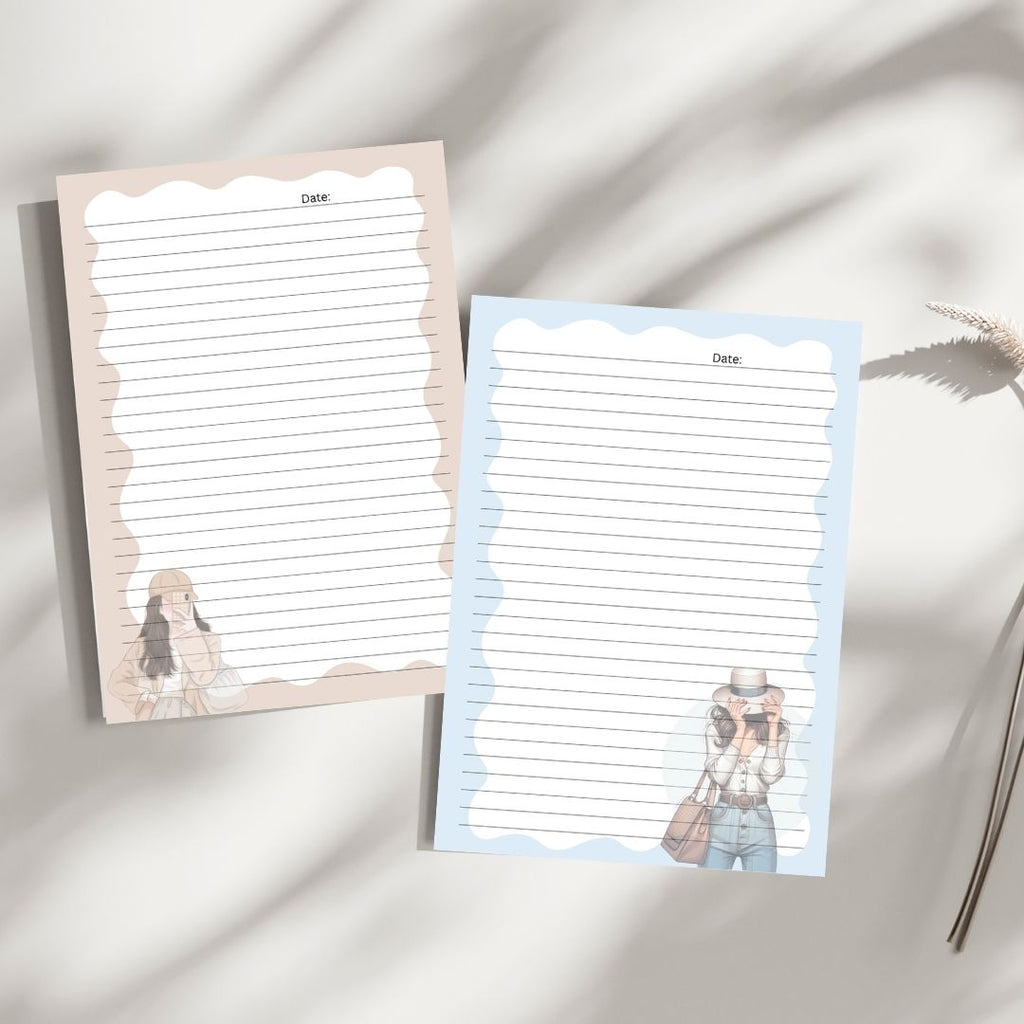 80-Page Notepad | 8 Unique Styles