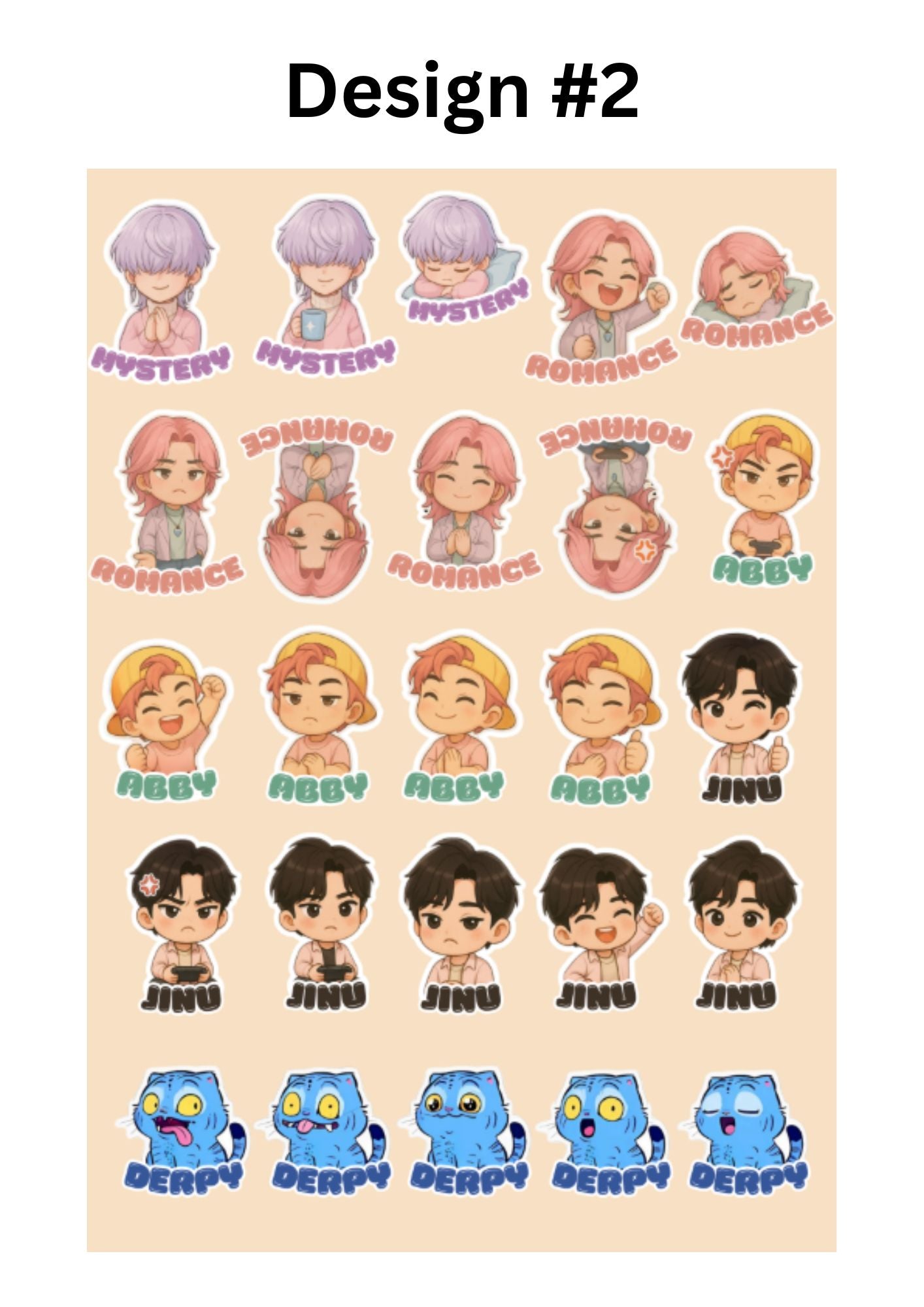 KPop Demon Hunters Sticker Packs- Collection 2