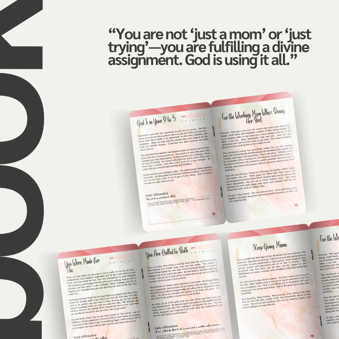 Between Boardroom & Bedtime – Christian Devotional Journal for Working Moms