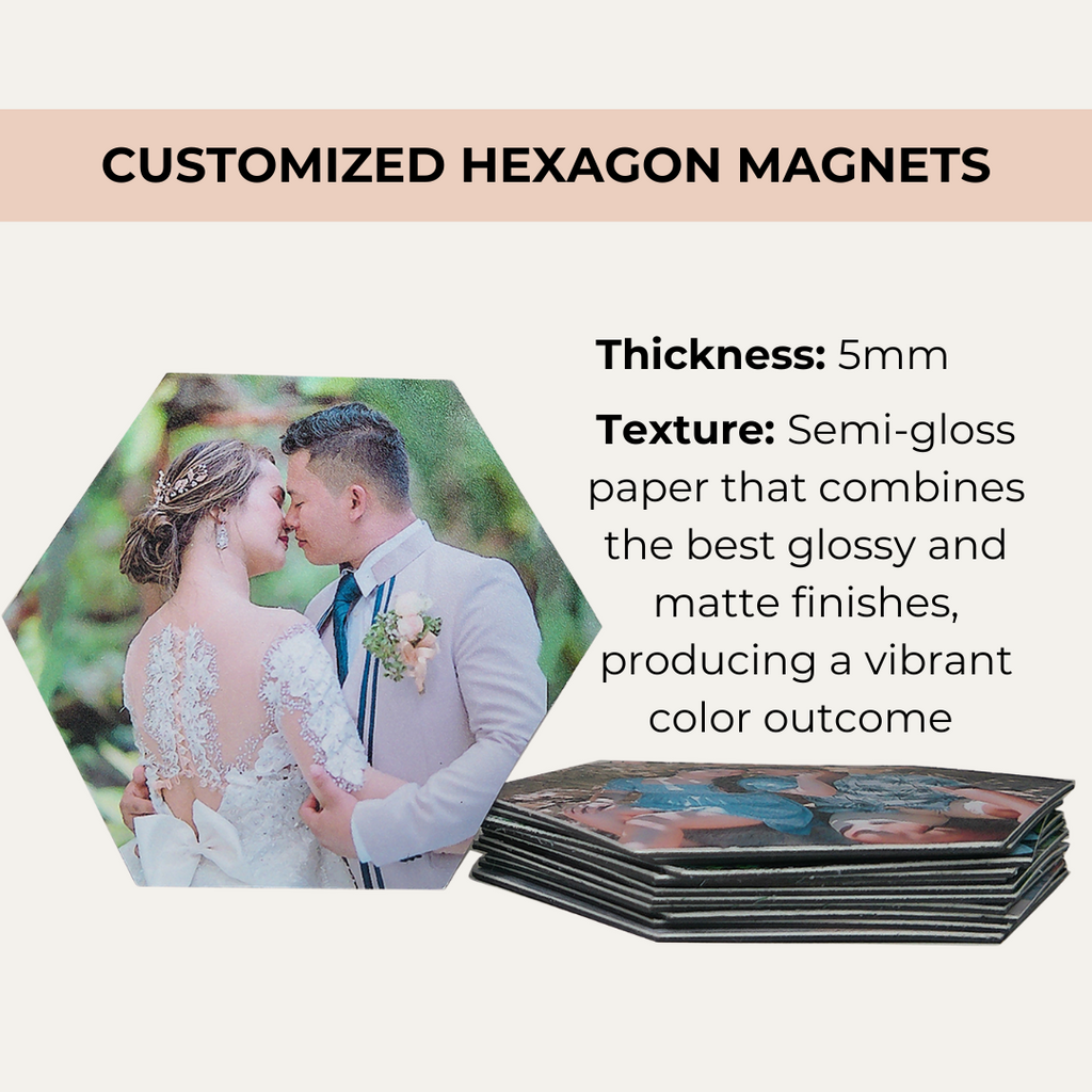 Customized Hexagon Ref Magnet