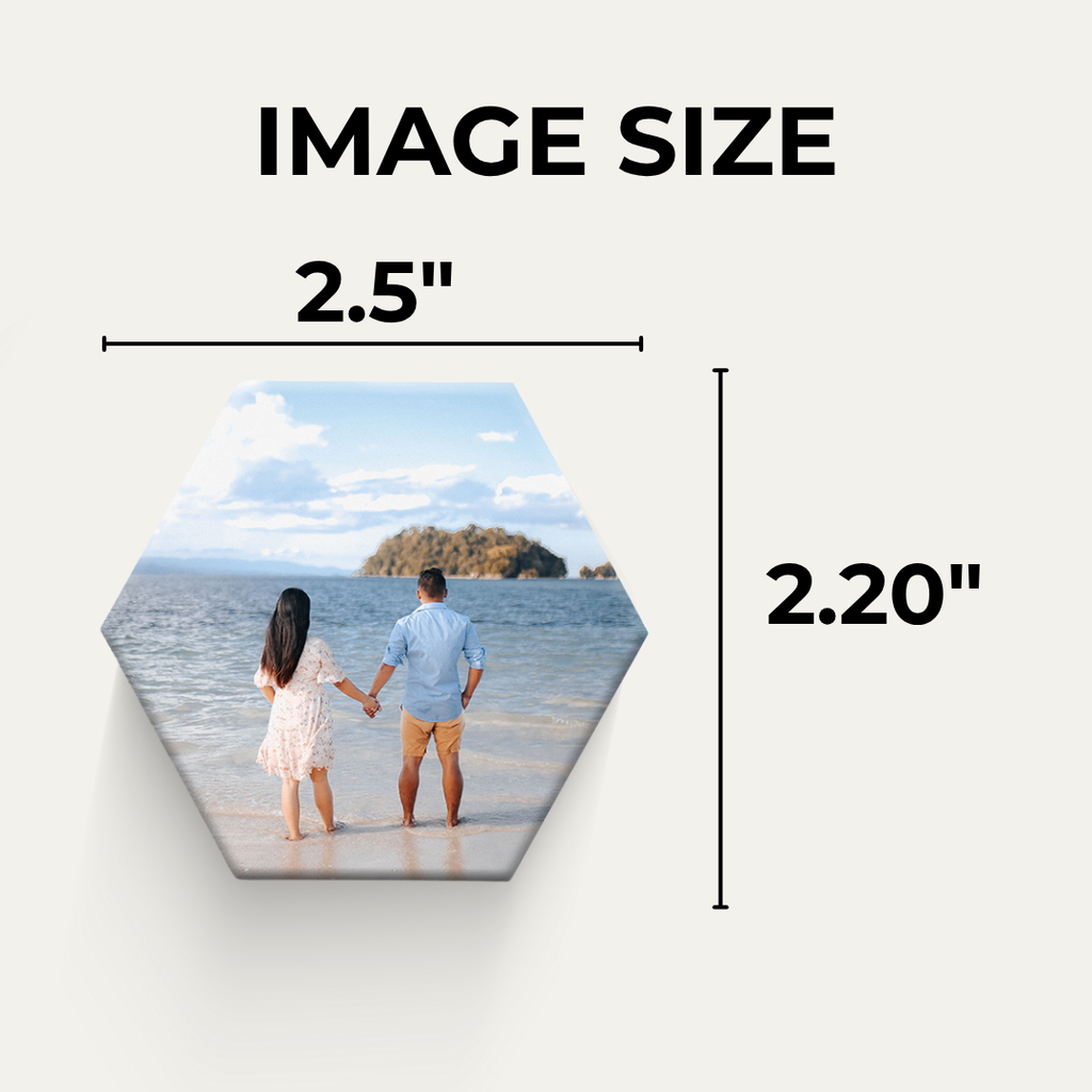 Customized Hexagon Ref Magnet